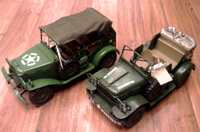 Miniatury samopchodów wojskowych II WŚ