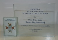Statuetka/dyplom - inny wzór